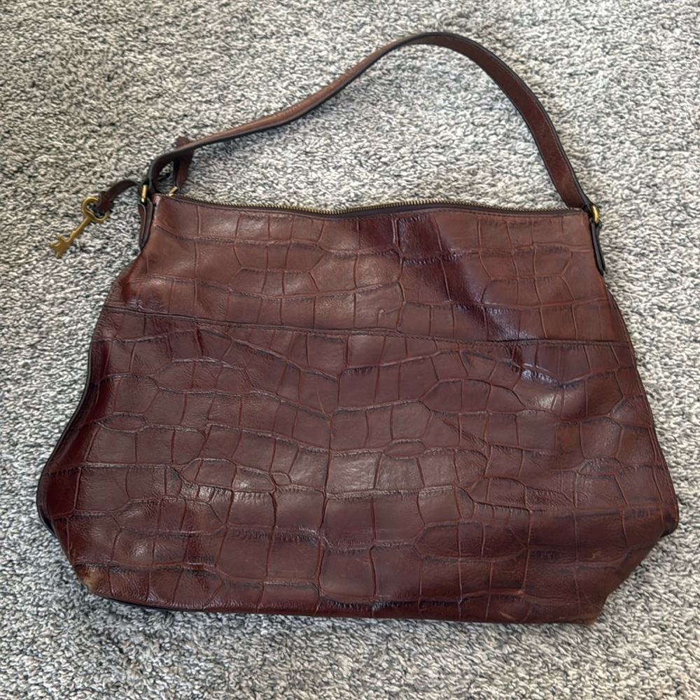 Large Fossil leather bag